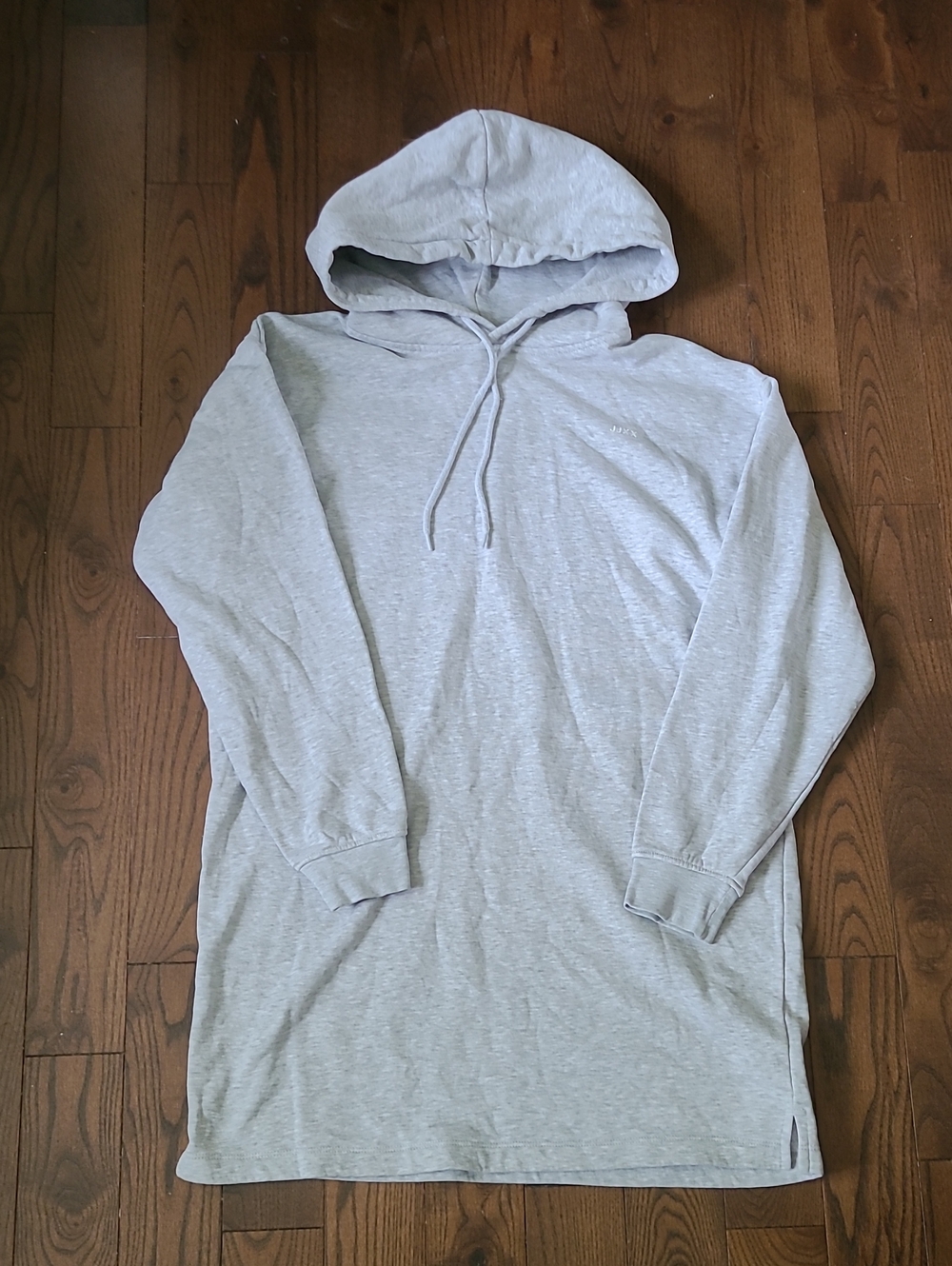 JJXX Women's Hoodie dress Long Sleeve Gray Size S
